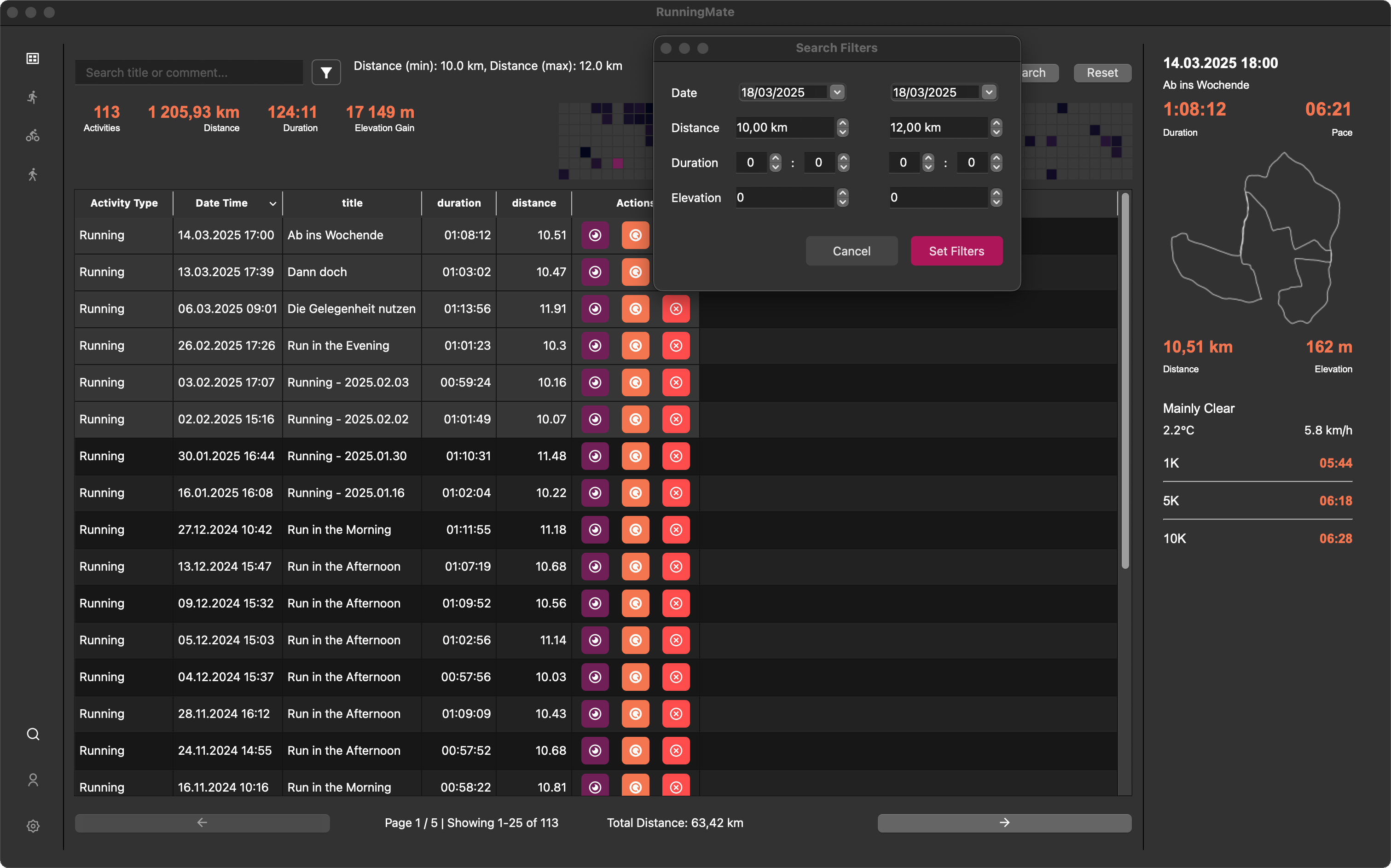 Search and Filters